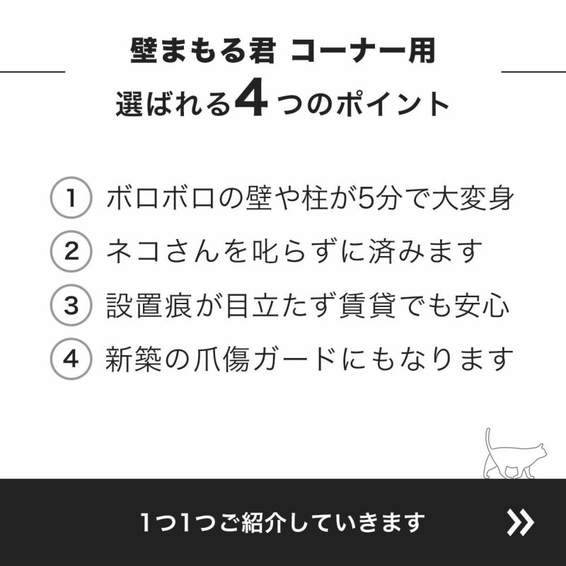 壁まもる君コーナー用４つのポイント