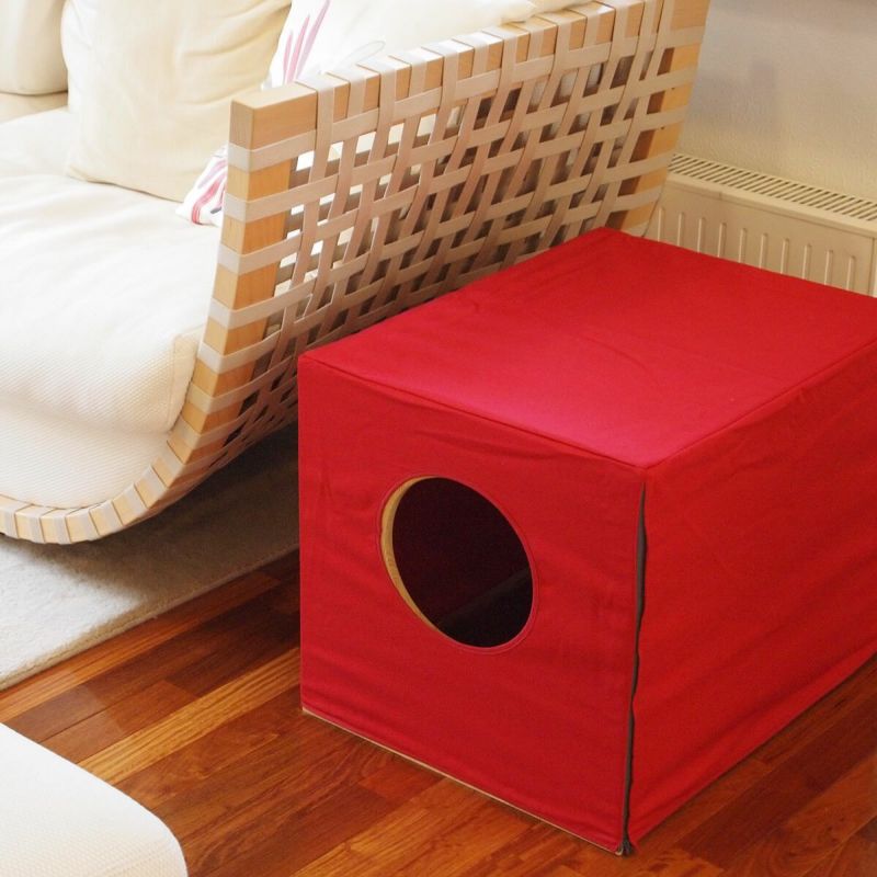 おしゃれな猫用インテリア家具。猫用トイレカバー