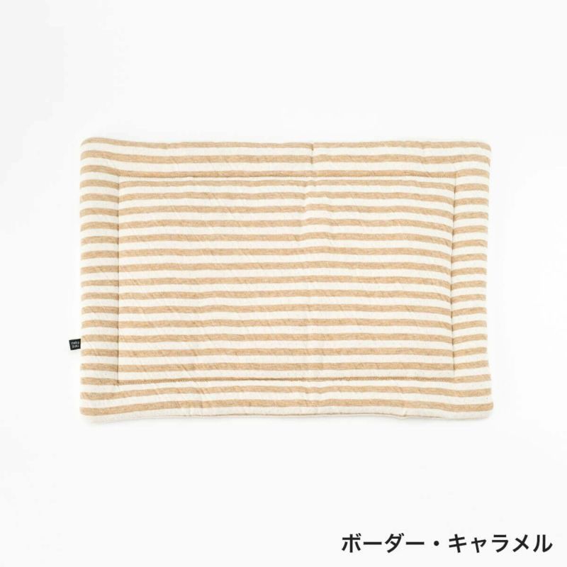 オーガニックコットン使用のリバーシブルマット猫用マットおざぶスクエアM