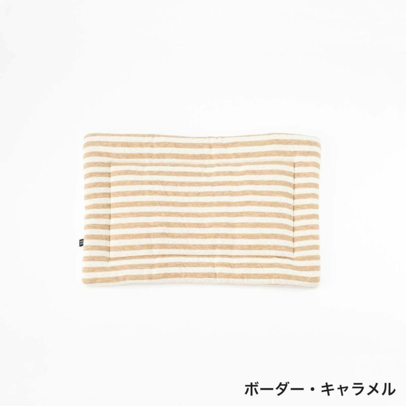 オーガニックコットン使用のリバーシブルマット猫用マットおざぶスクエアS