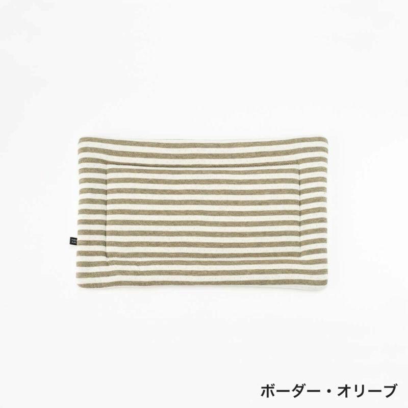 オーガニックコットン使用のリバーシブルマット猫用マットおざぶスクエアS