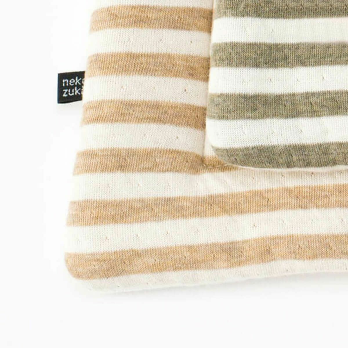 オーガニックコットン使用のリバーシブルマット猫用マットおざぶスクエアS