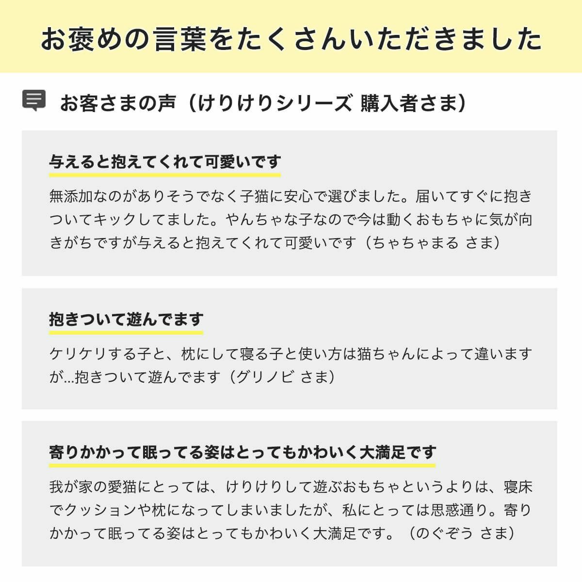 みかづきけりけりお客様の声