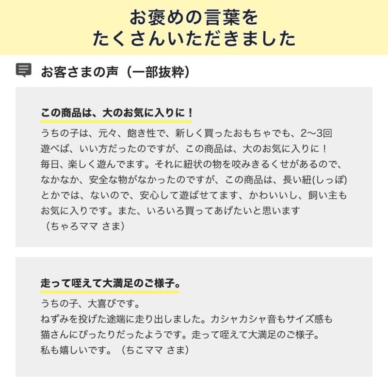 おもちゃ2点セットねずみ・さかなお客様の声