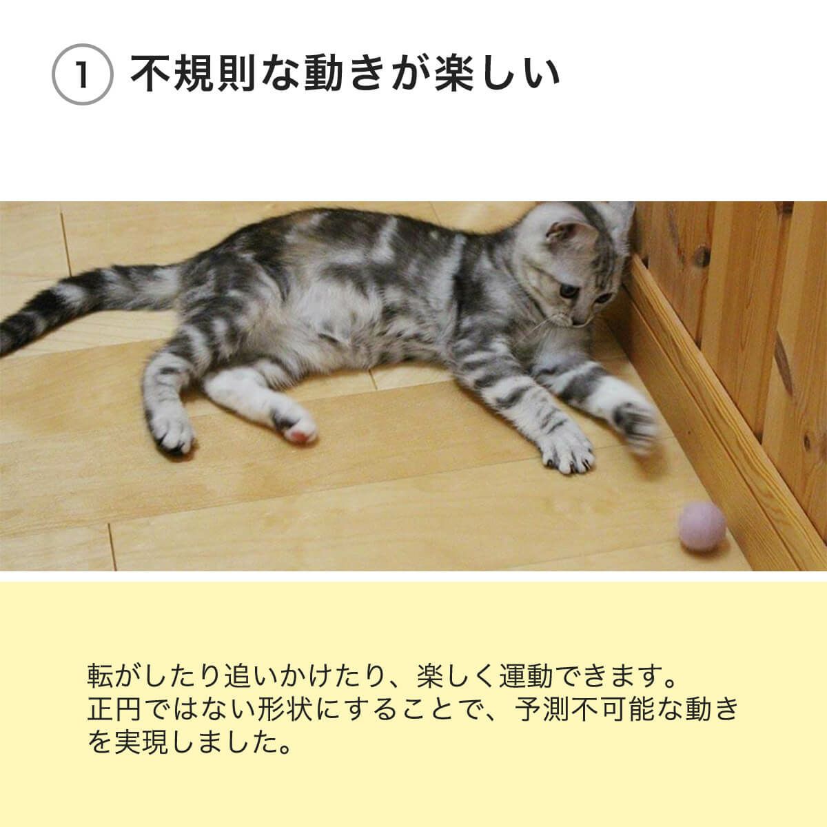 こねこころころは不規則な動きが楽しい