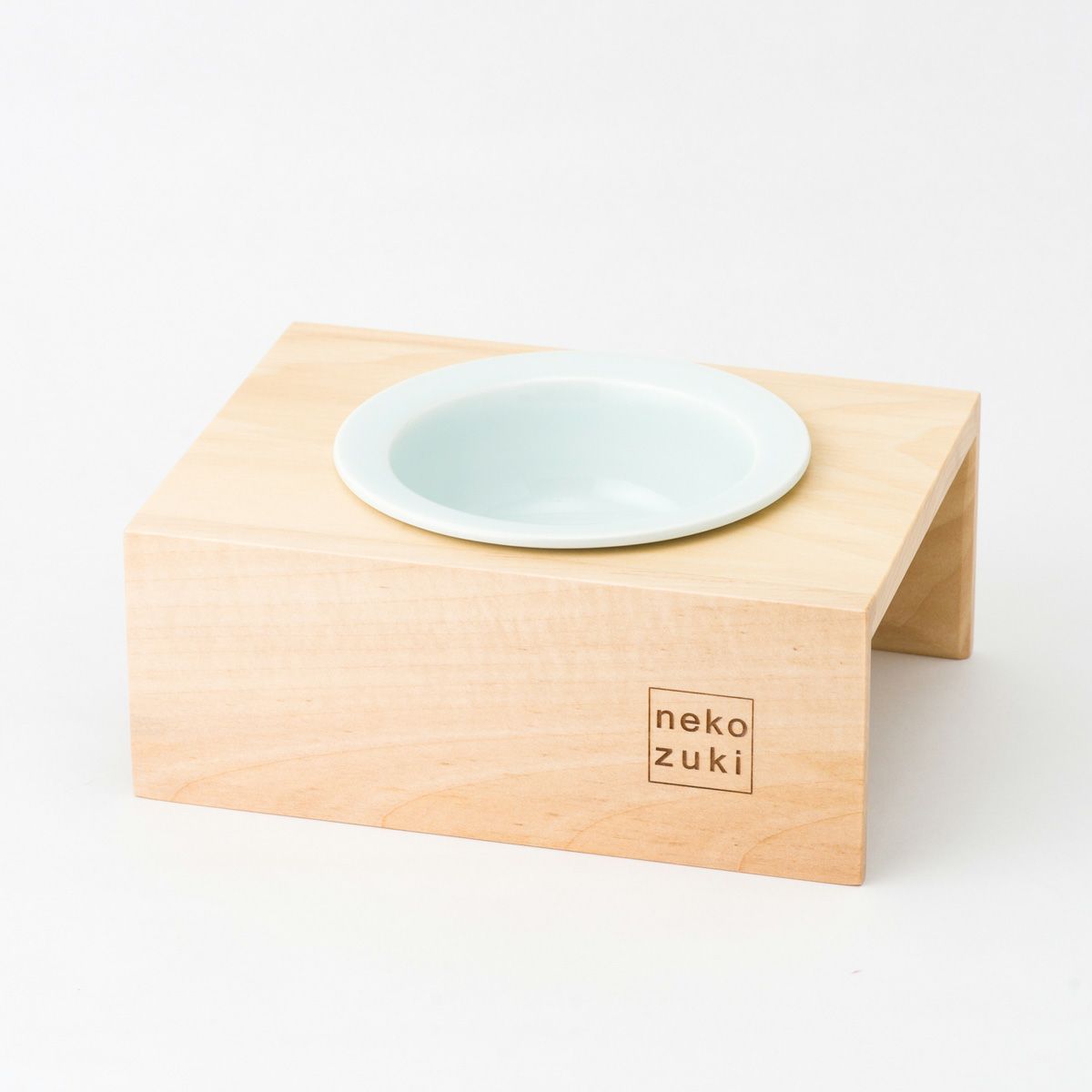 まんま台holeシングル・ダブルの洗い替え用の猫食器　まんまボウルhole用