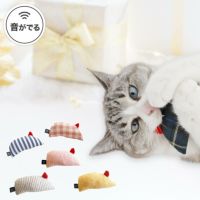 音がなるネズミの猫用おもちゃ。ねこずきねずみ