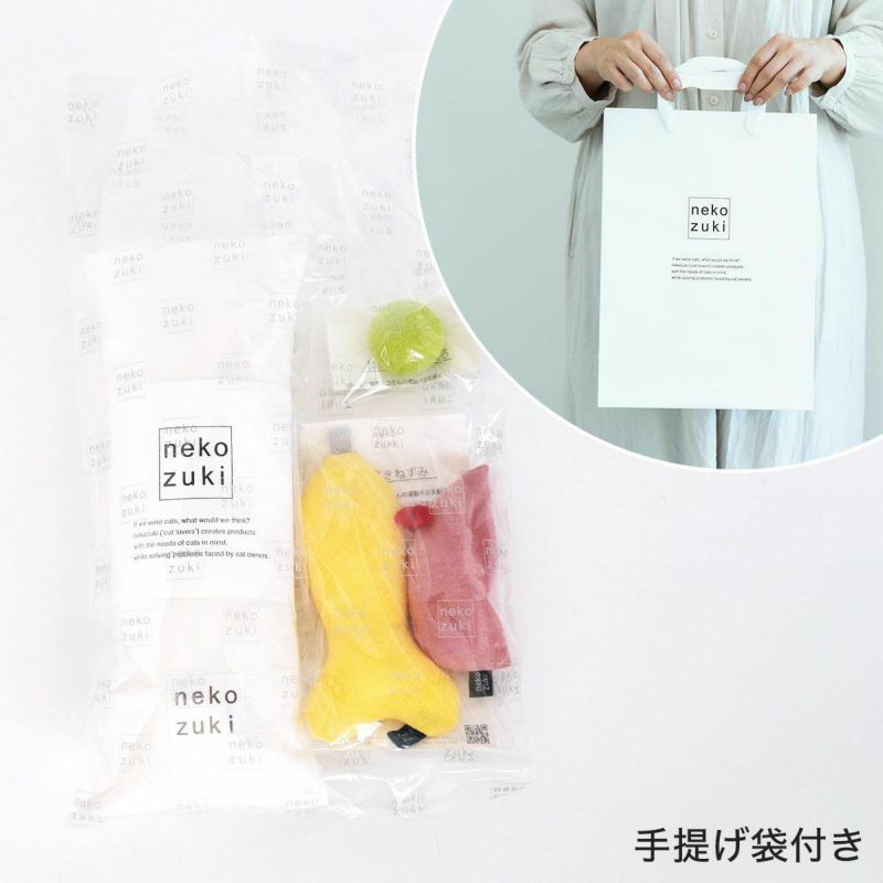 ネコが喜ぶおもちゃセット。ねこずきけりけり付おもちゃ4点セット