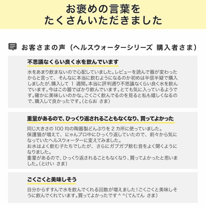 猫用水飲み食器にゃんマグ商品レビュー