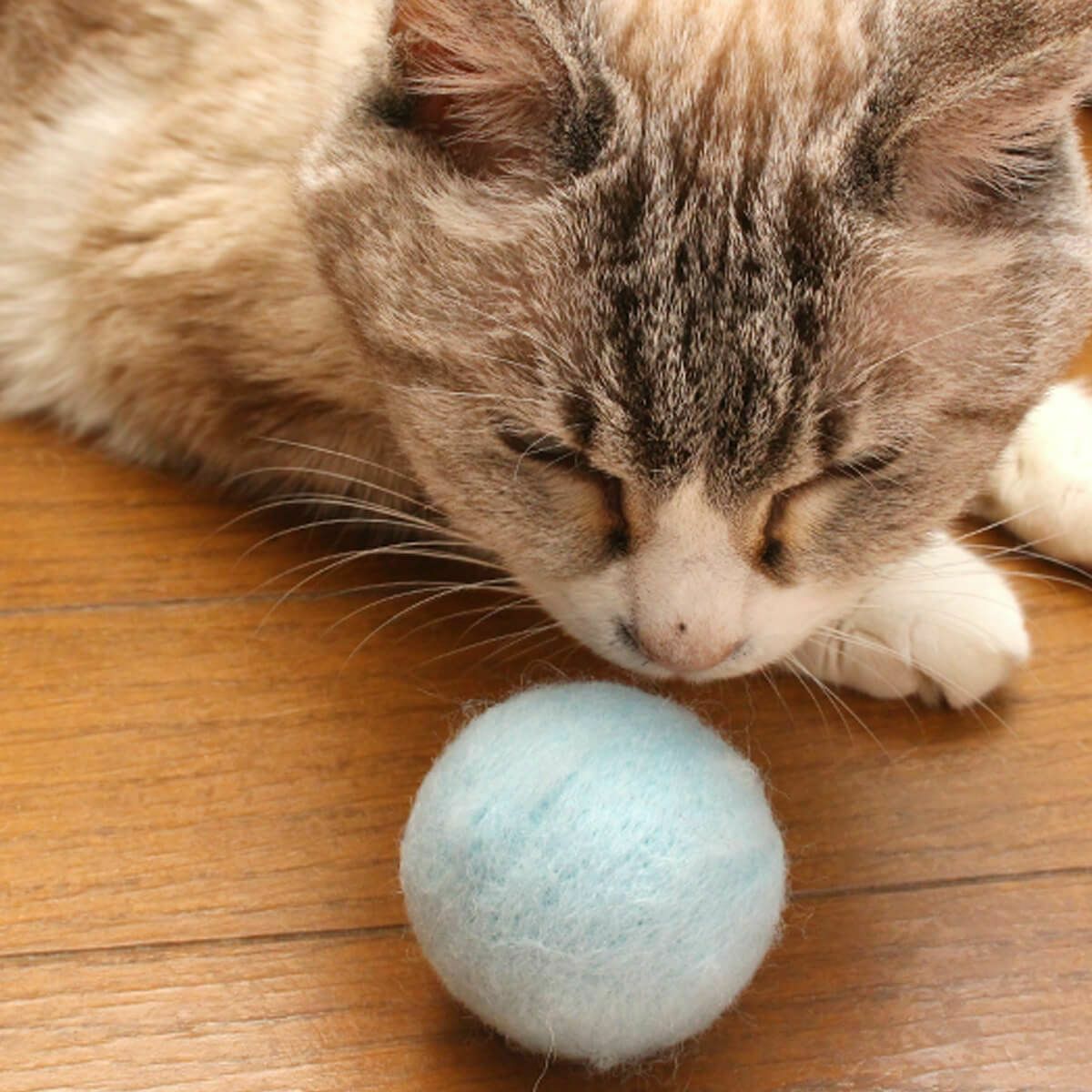 猫さんへのギフトに。猫用おもちゃねこずきころころLARGE