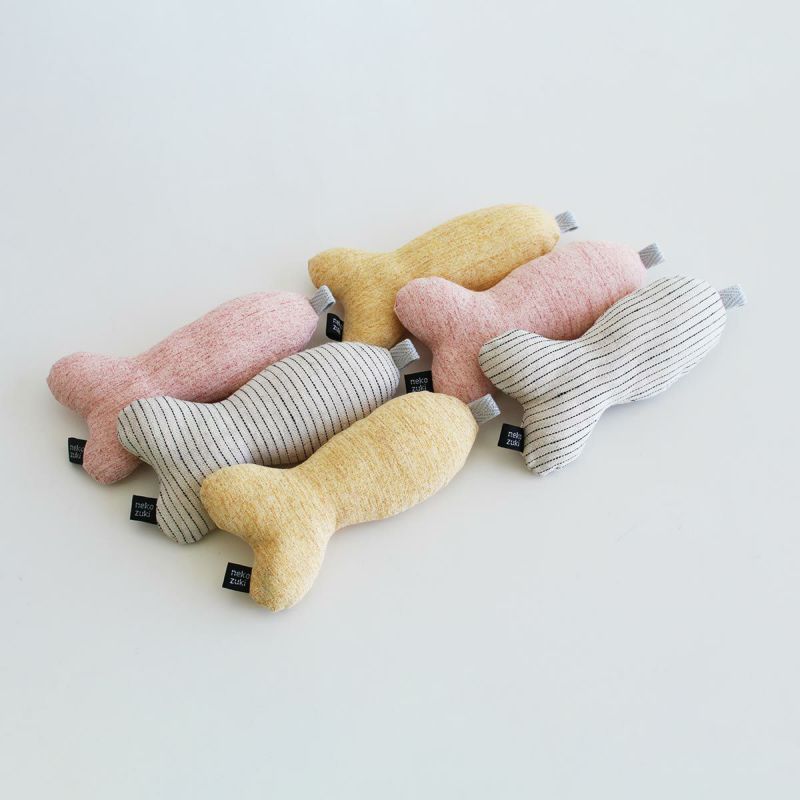 またたび不使用の猫用おもちゃ。ねこずきさかなLARGE