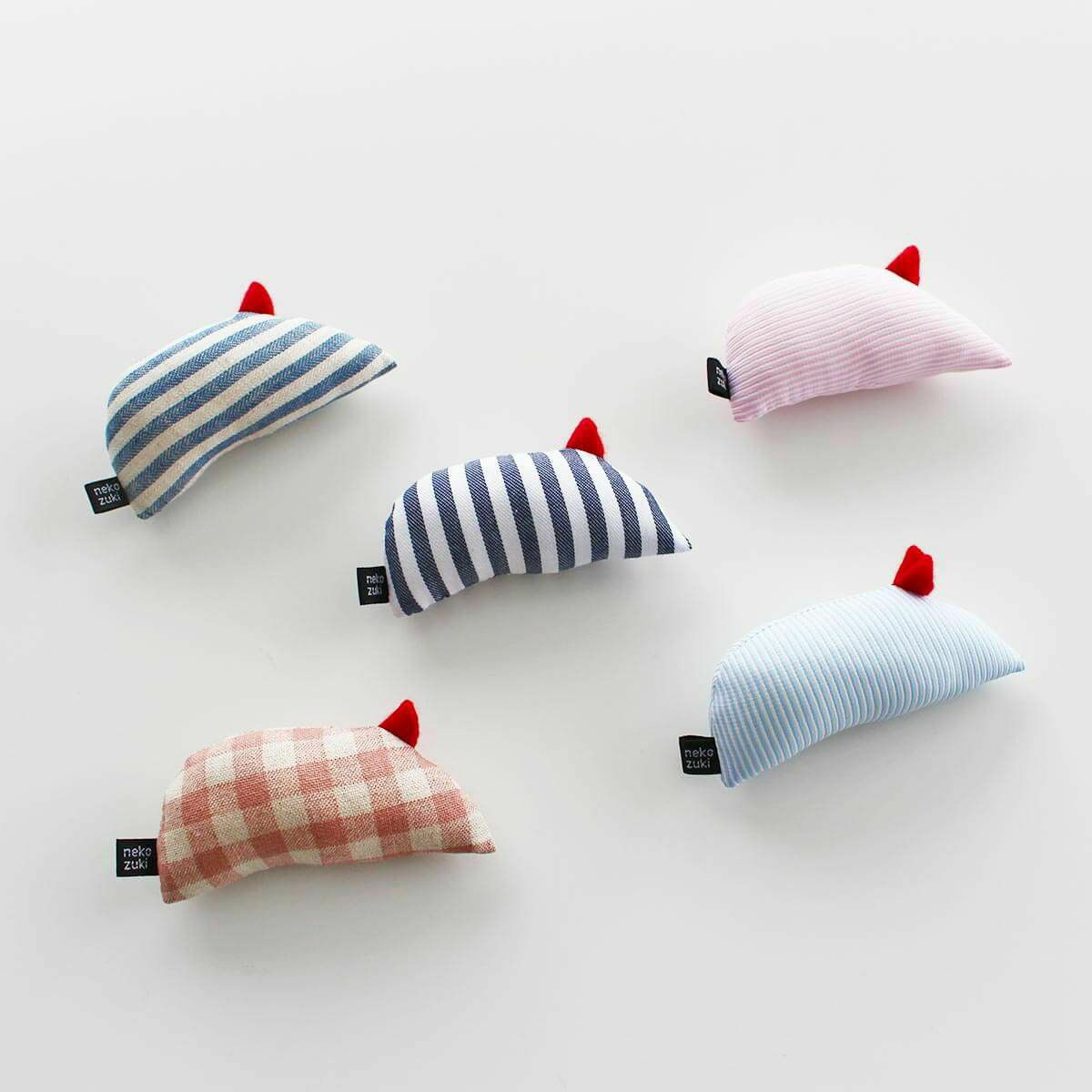 音がなるネズミの猫用おもちゃ。ねこずきねずみ2個セット