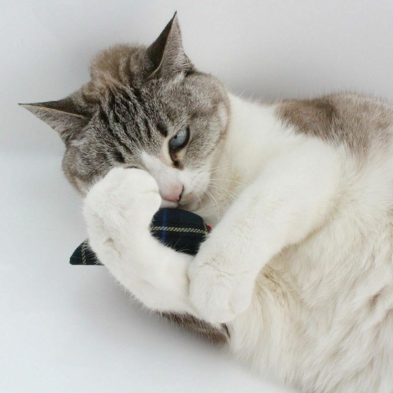 音がなるネズミの猫用おもちゃ。ねこずきねずみ3個セット