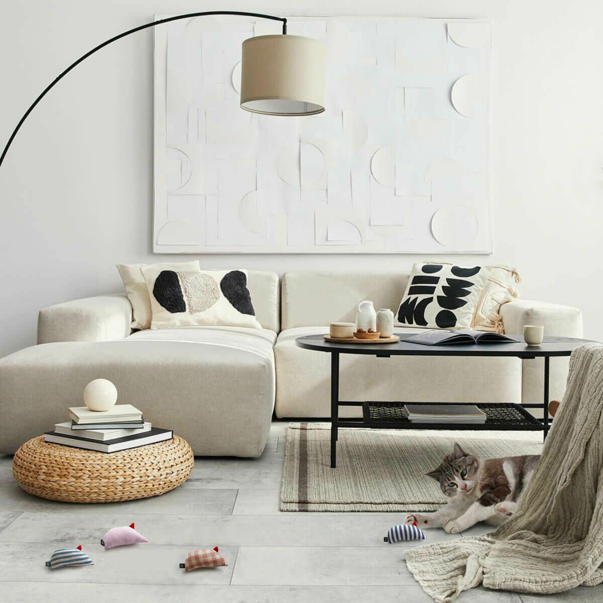 音がなるネズミの猫用おもちゃ。ねこずきねずみ3個セット