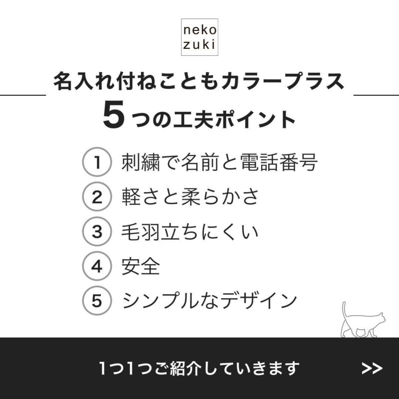 名入れ付ねこともカラー・プラス5つの工夫ポイント