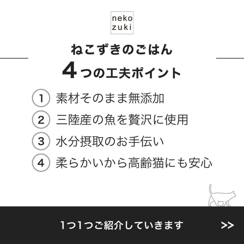 ねこずきのごはん4つの工夫ポイント